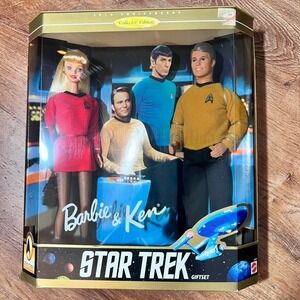 Mattel Star Trek Barbie and Ken Gift set 30th Anniversary 15006 1996 NEW